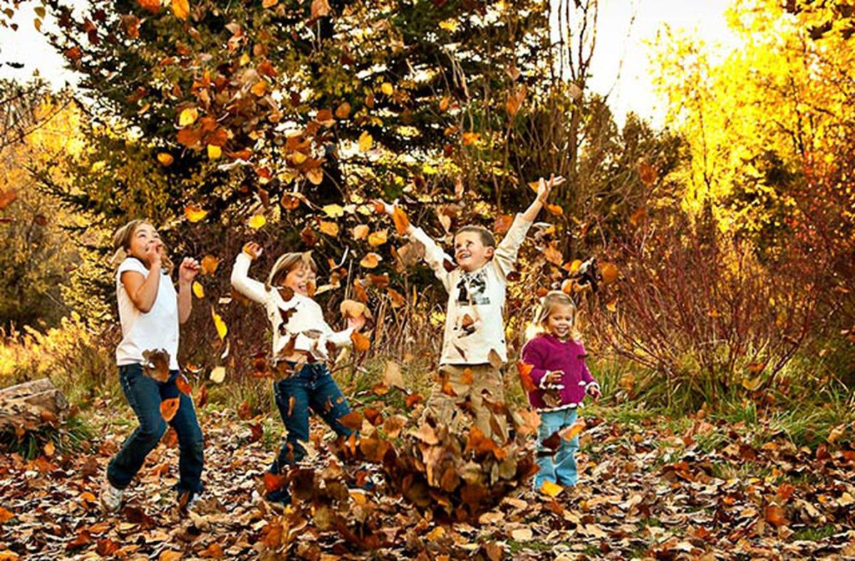 Прогулка с детьми на природе