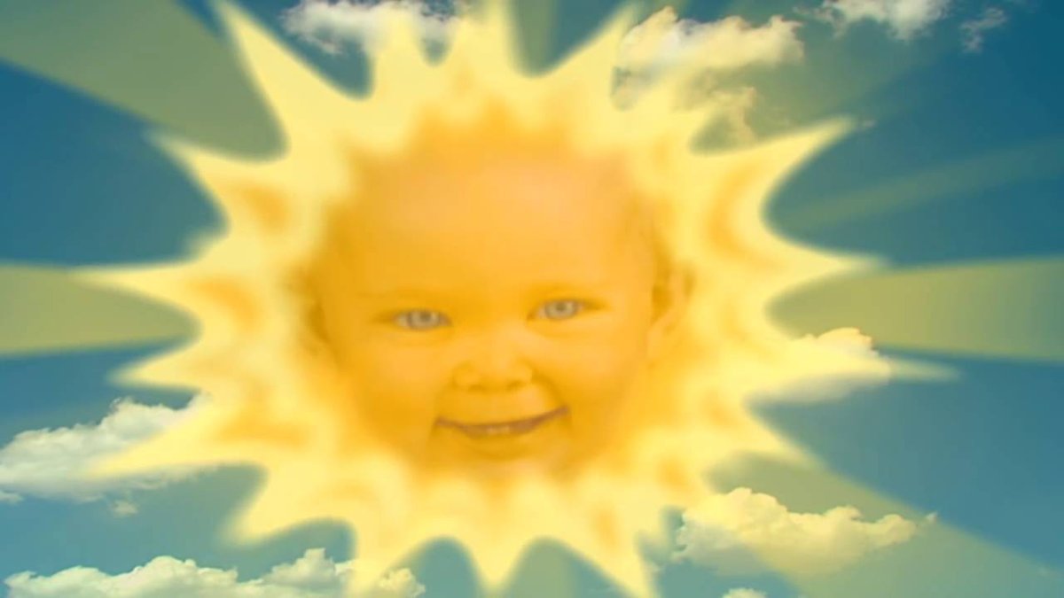 Солнышко улыбается