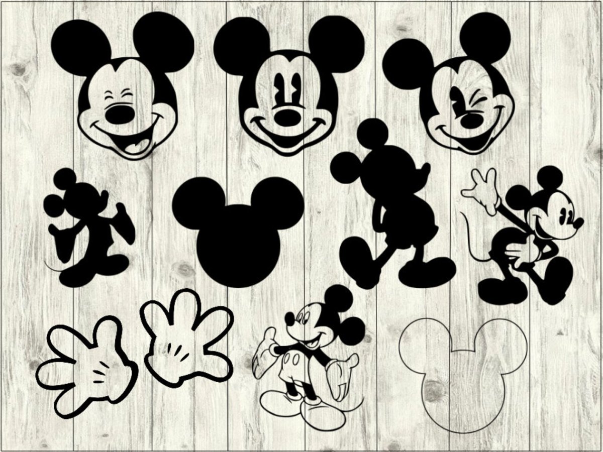 Микки Маус svg