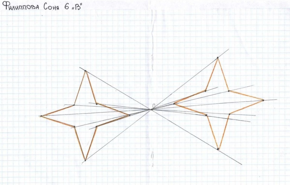 Скопировать фигуру по клеточкам