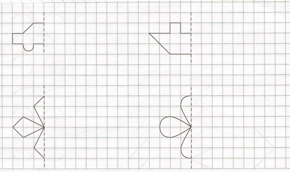 Сложные симметричные фигуры