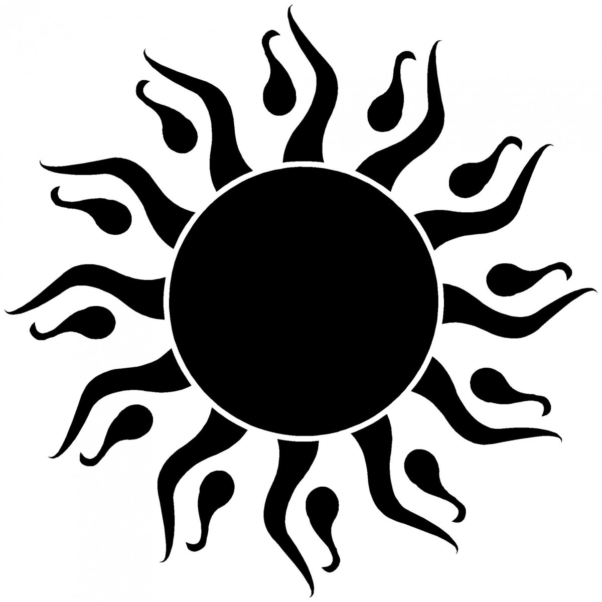 Солнце рисунок