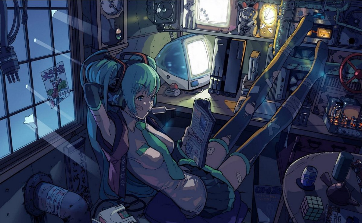 Мику Хатсуне киберпанк