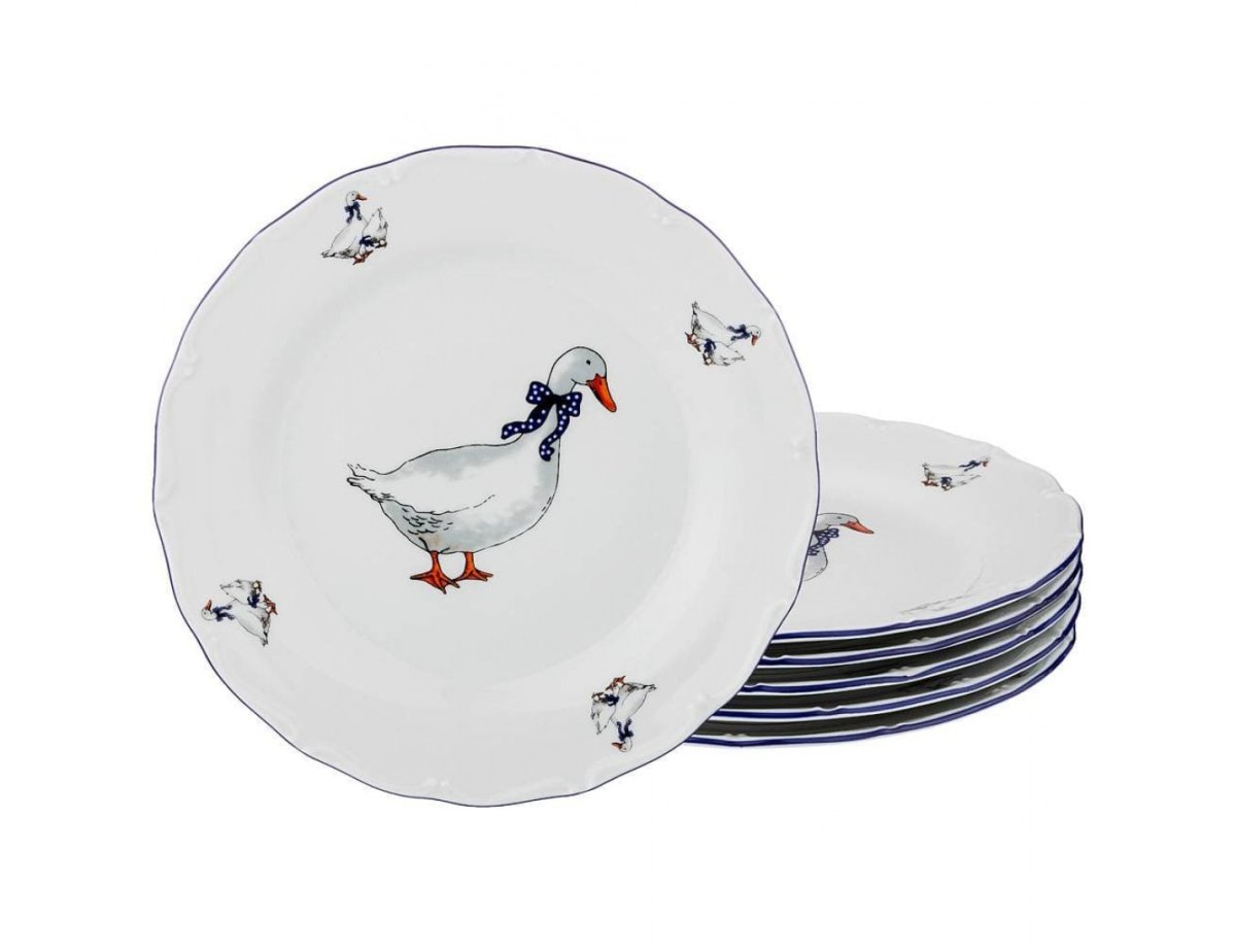 Чешский фарфор гуси Thun