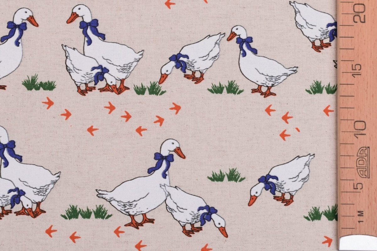 Вышивка гуси чешские схема