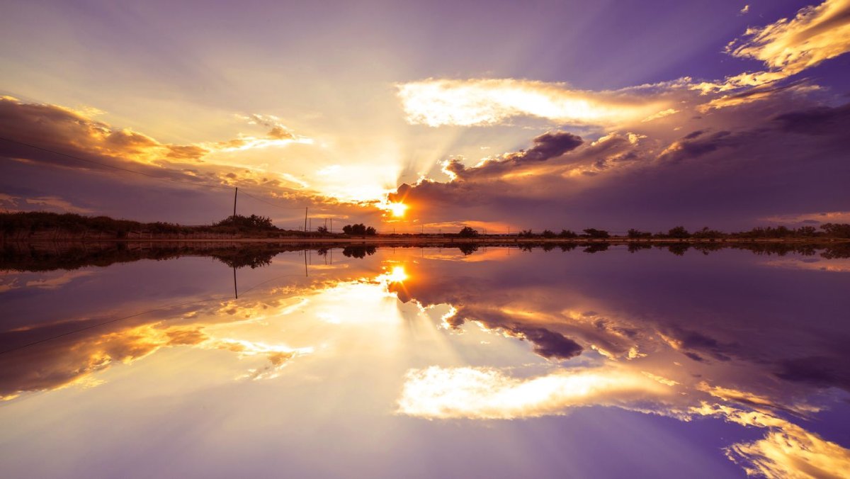 Самый красивый закат