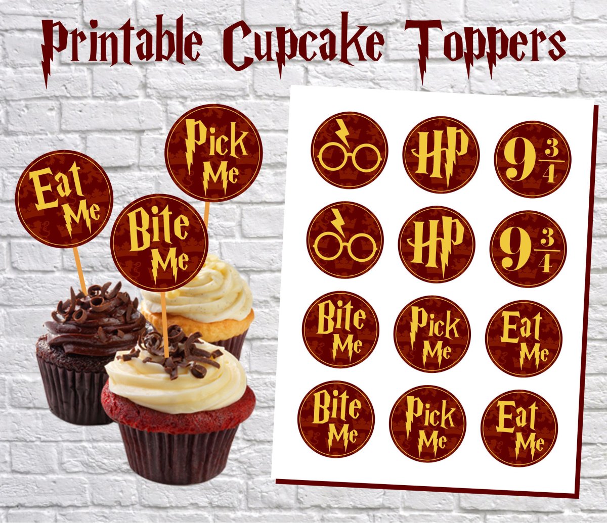 Капкейки Гарри Поттер