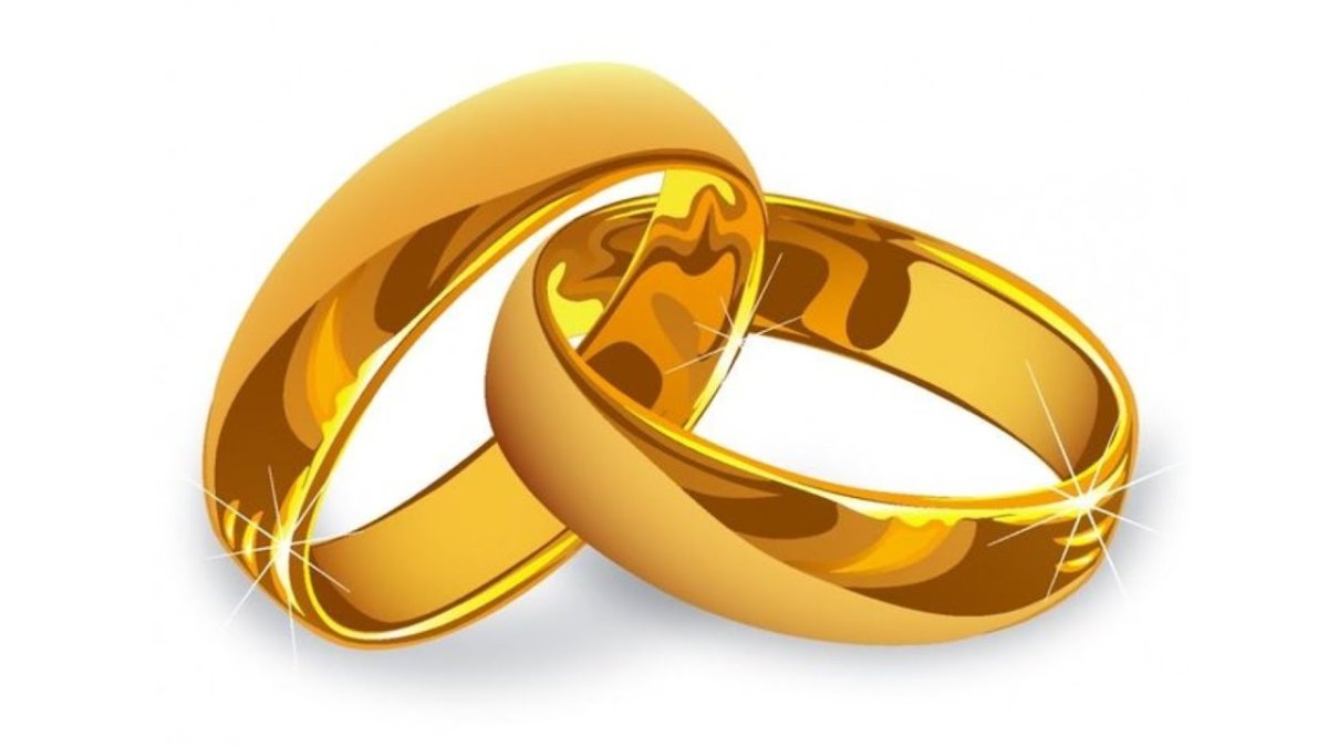 Векторные обручальные кольца