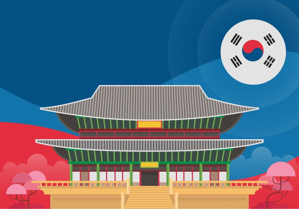 Дворец Кенбоккун вектор