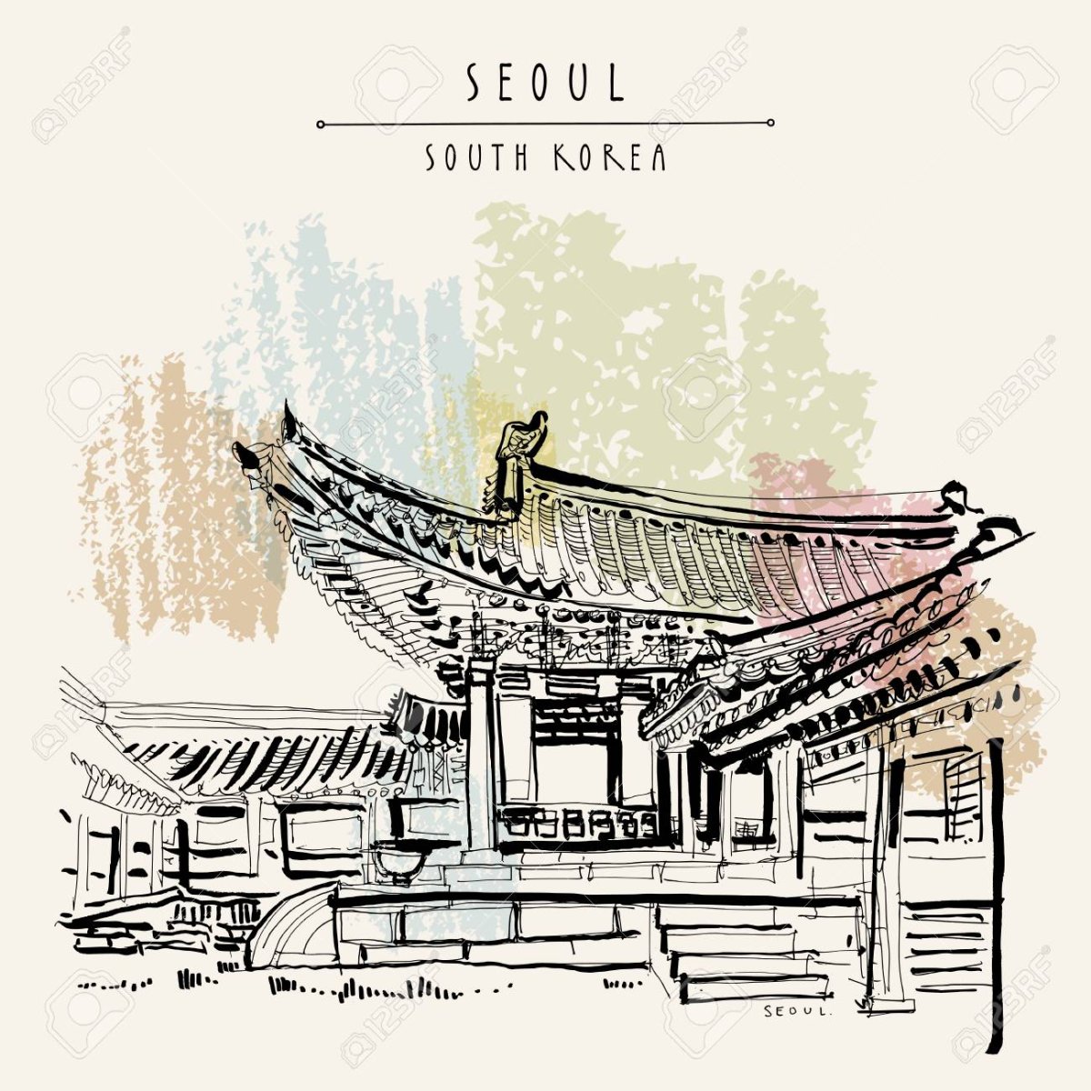 Южная Корея коллаж