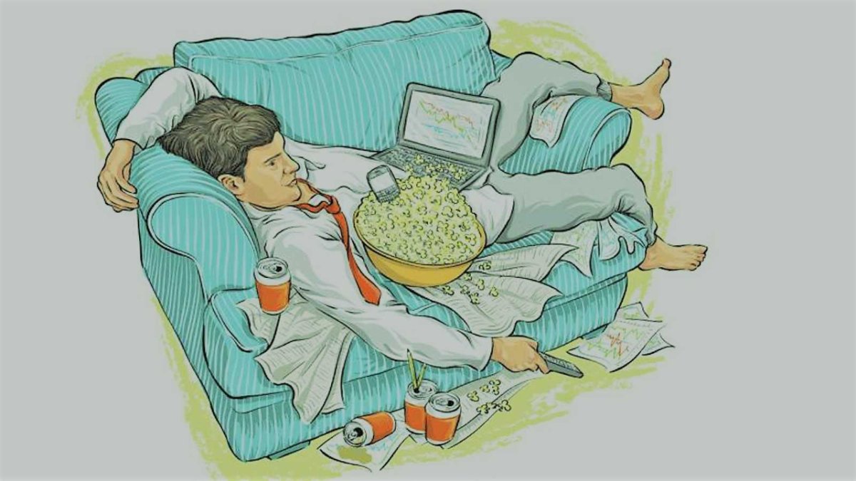 Ленивый парень