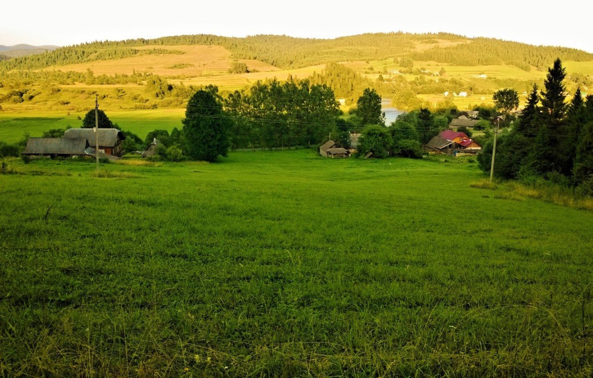 Фон деревня