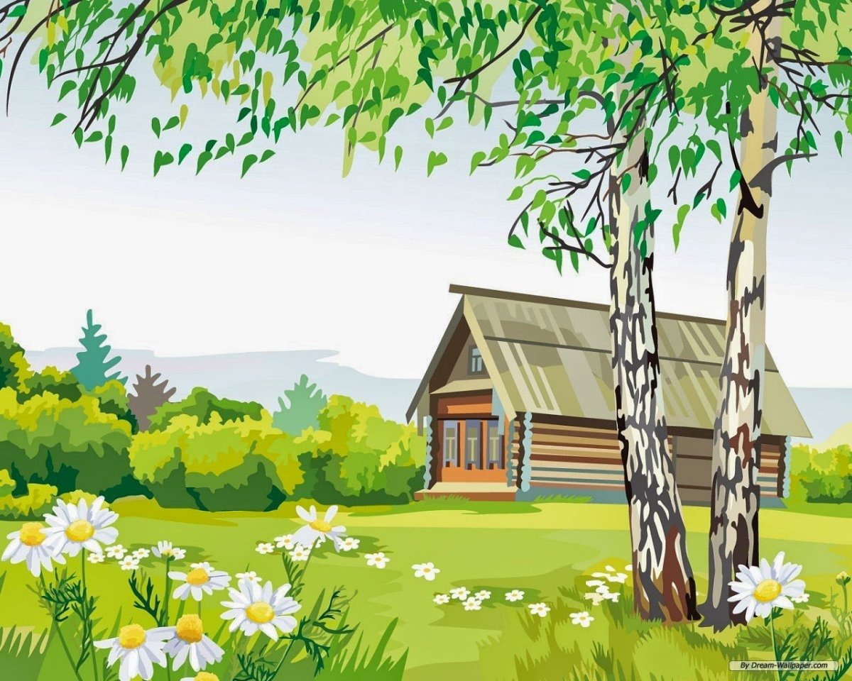 Пейзаж сельской местности