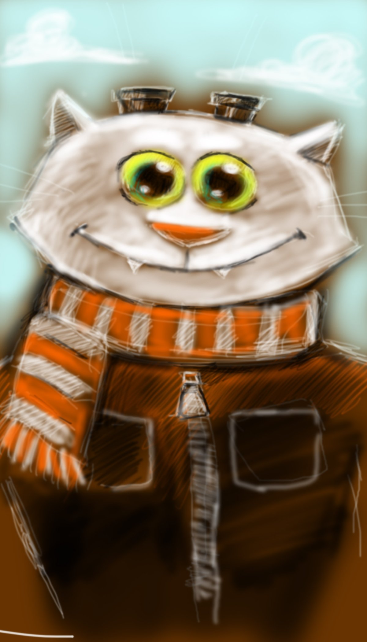 Котик в военной форме