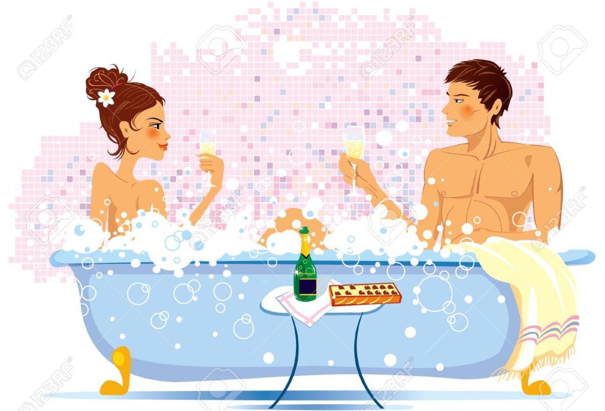 Открытки в ванной