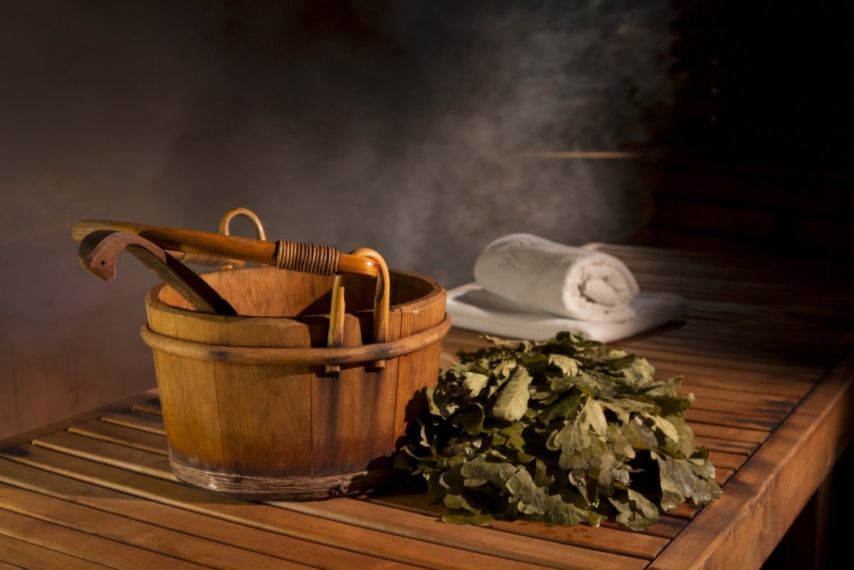 Баня веник фон