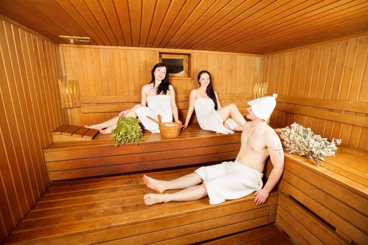 Парилка с паром