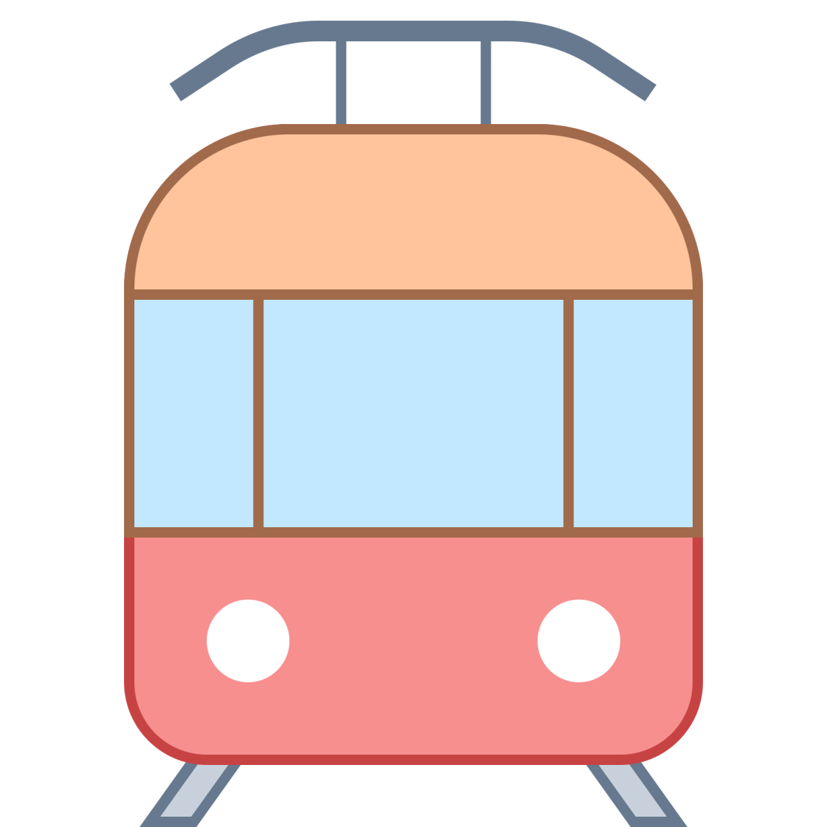 Трамвай детский рисунок