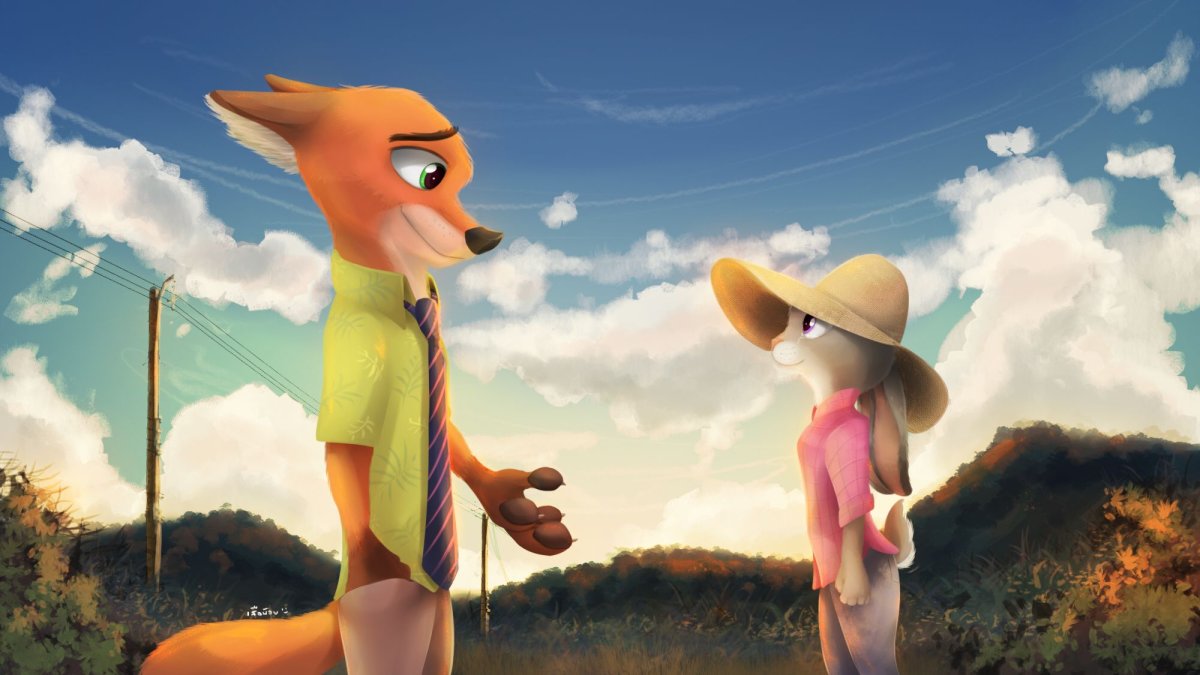 Джуди Хоппс рисунки