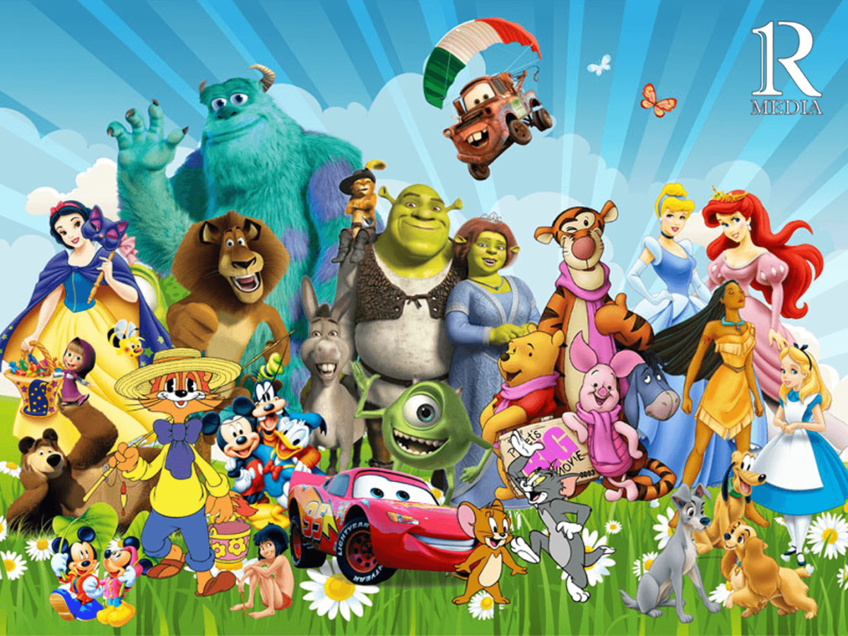 Мультяшная девушка