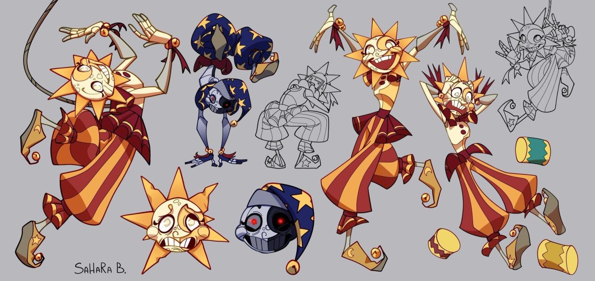 Sun and Moon FNAF 9