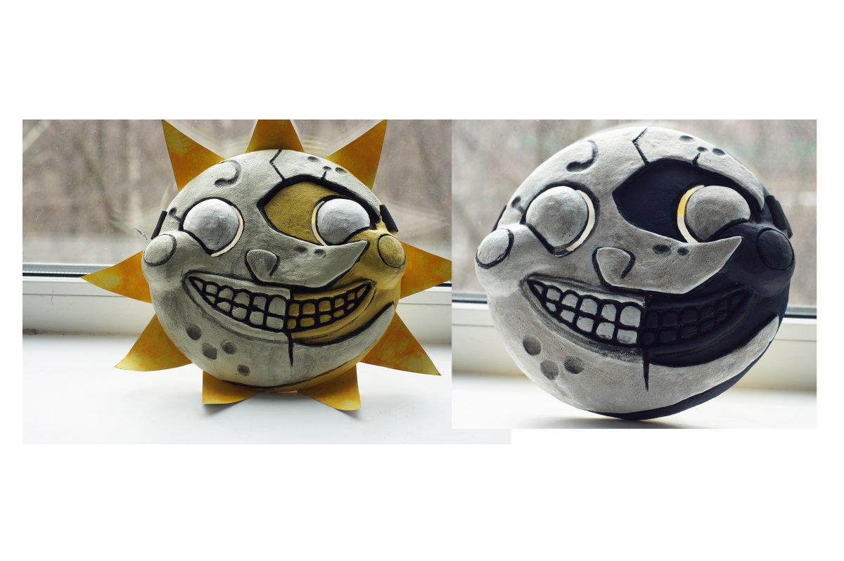 Маска солнца и Луны ФНАФ 9