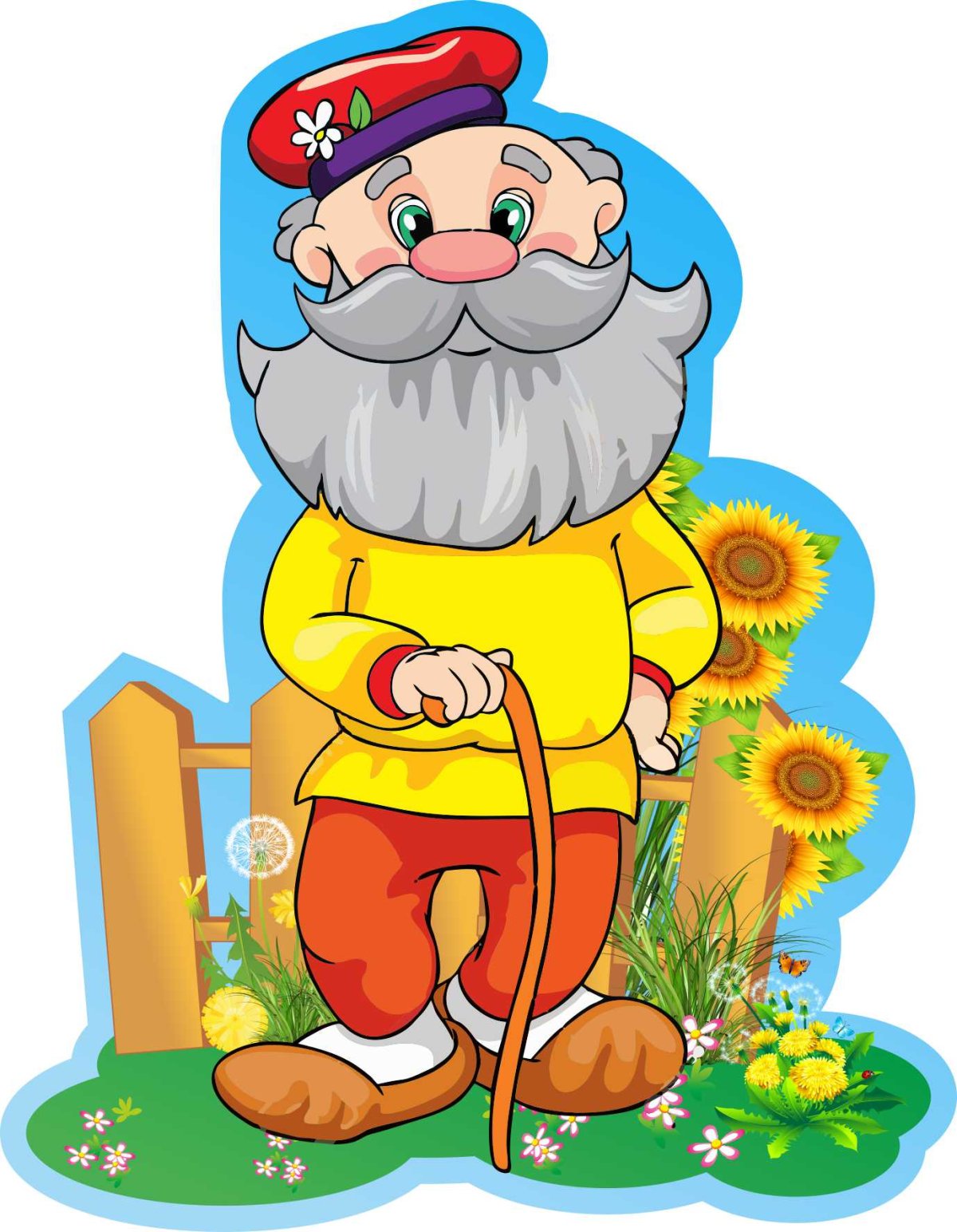 Герои сказки бобовое зернышко