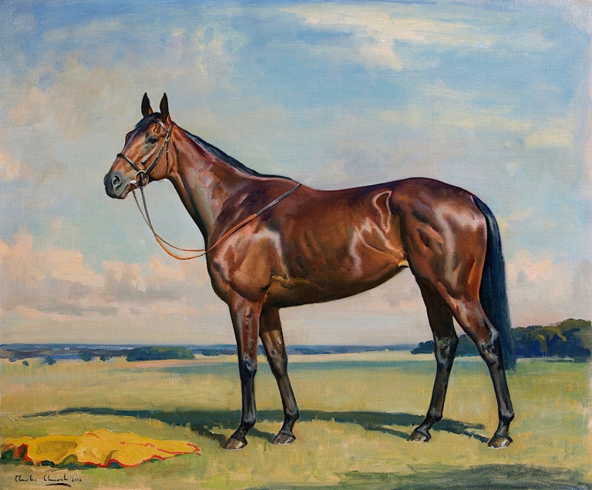 Картины лошадей ЦМИ Глухарев