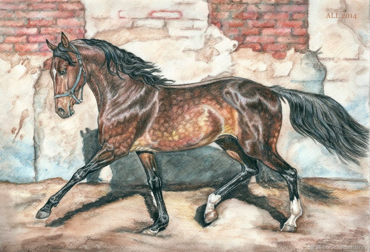 Орловский рысак картина