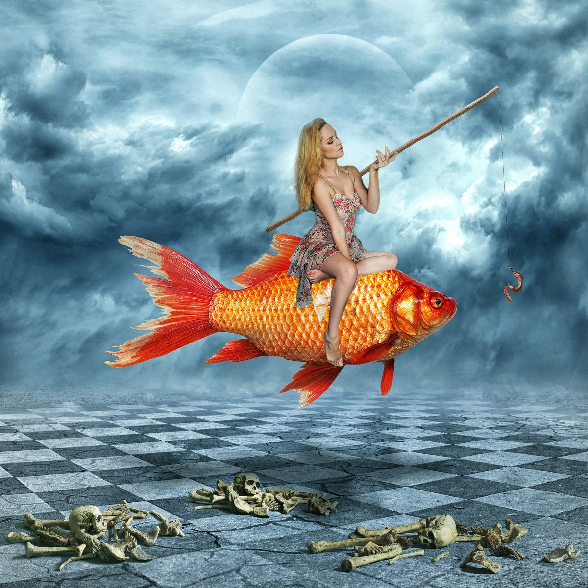 Пушкин о рыбаке и рыбке