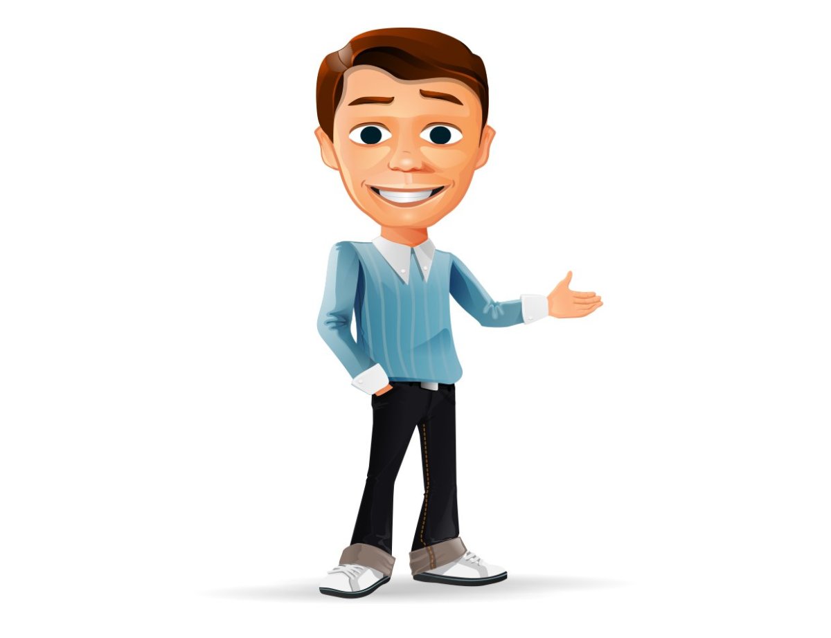 Мужчина в стиле поп арт