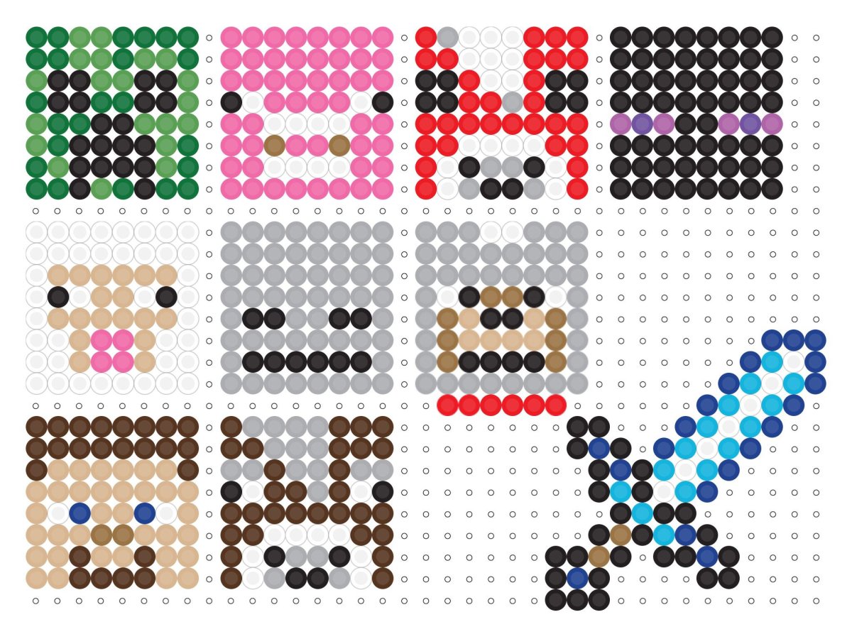 Фигурки из МАЙНКРАФТА из аквобидс