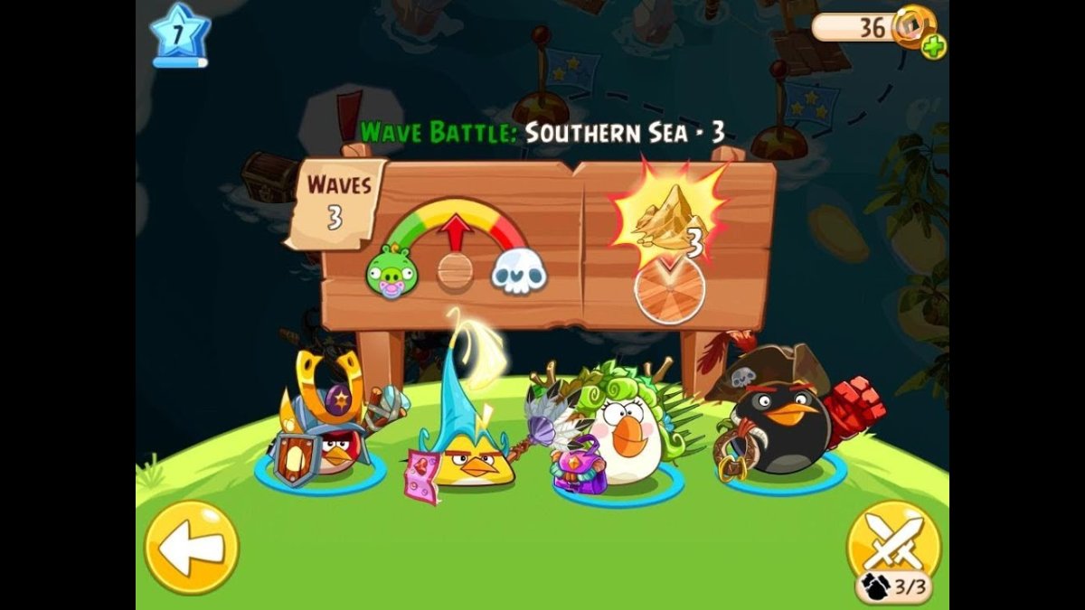Angry Birds Epic птицы