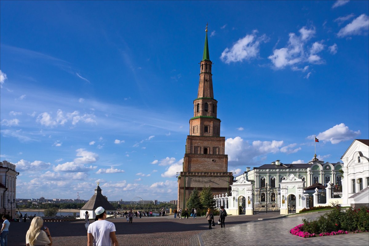 Достопримечательности Казани башня Сююмбике