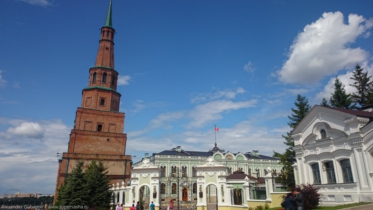 Башня Сююмбике зимой