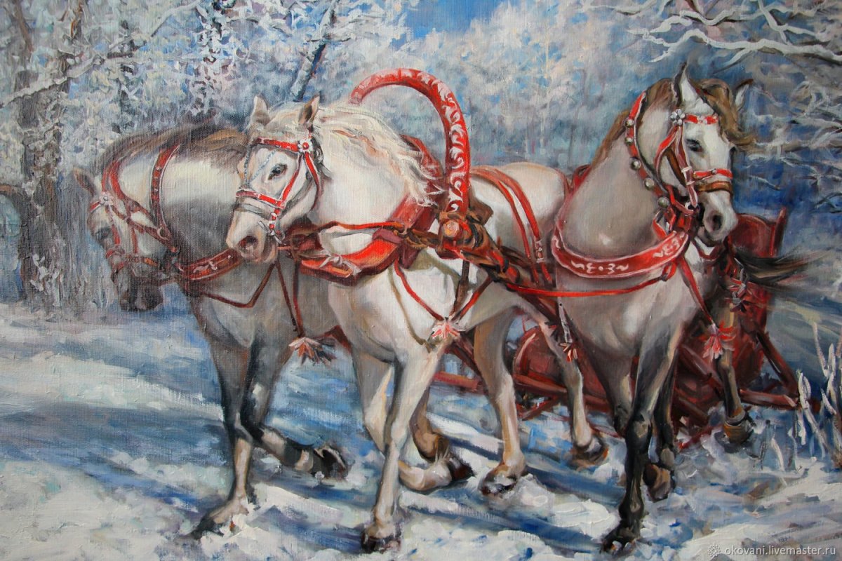 Картина соловьёва тройка