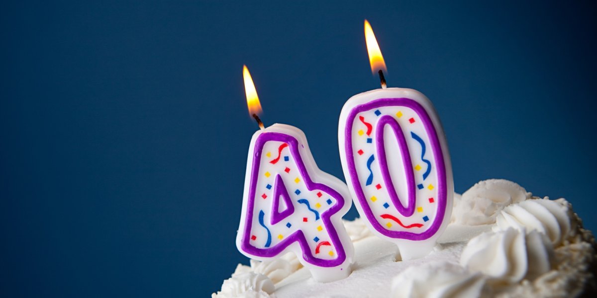 С юбилеем 40 лет