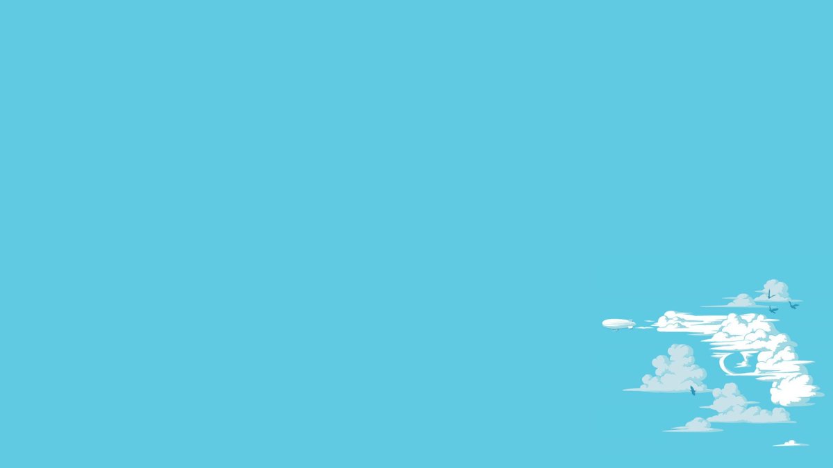 Голубые обои Минимализм