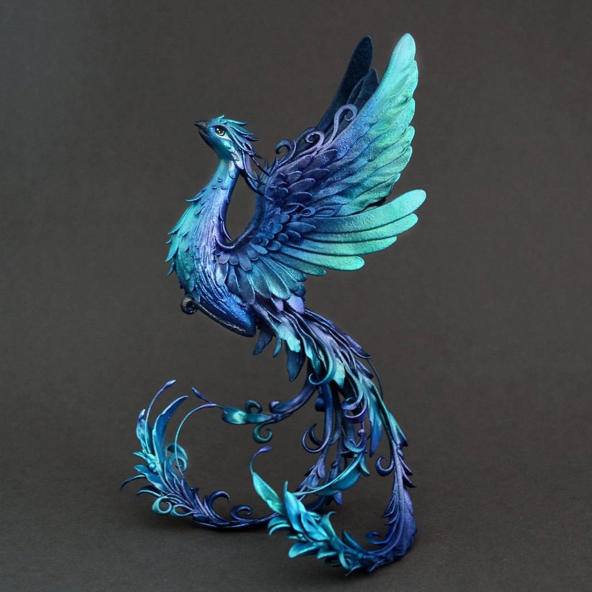 Жар птица из глины