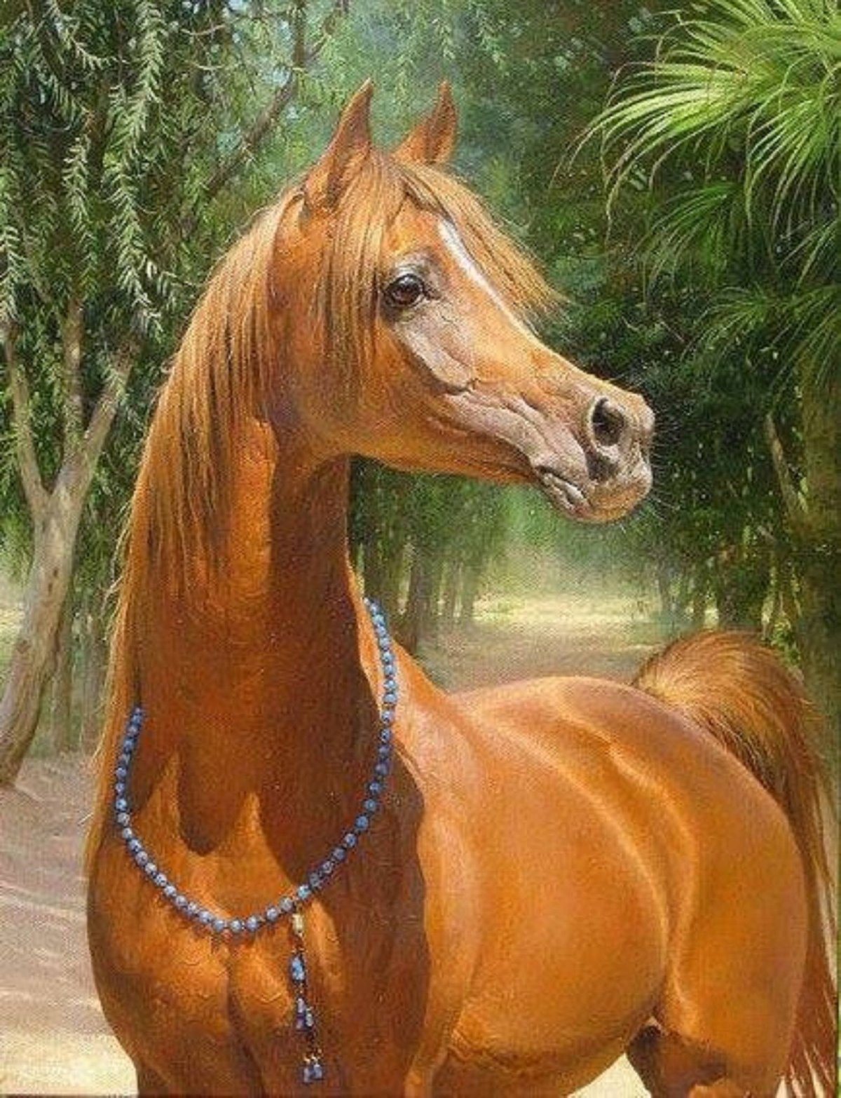 Anchor "арабская лошадь"