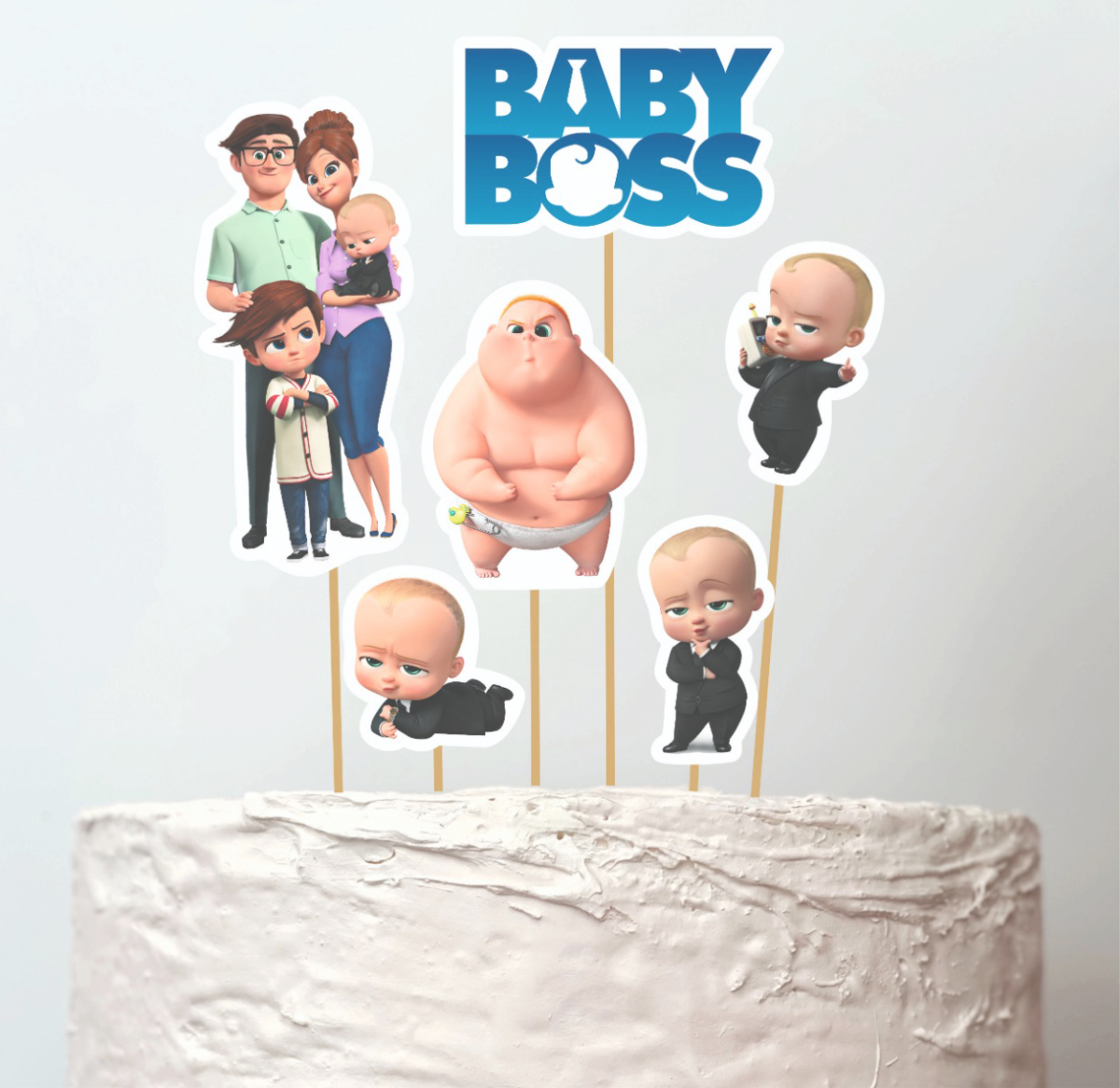 Топпер босс молокосос на торт