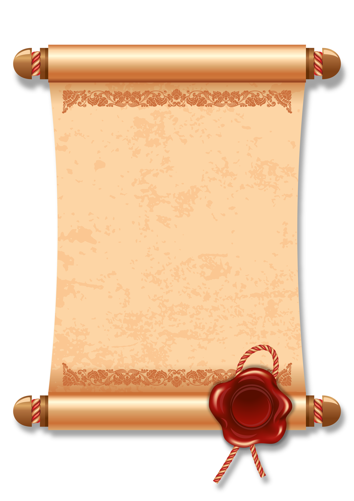 Свитки на прозрачном фоне