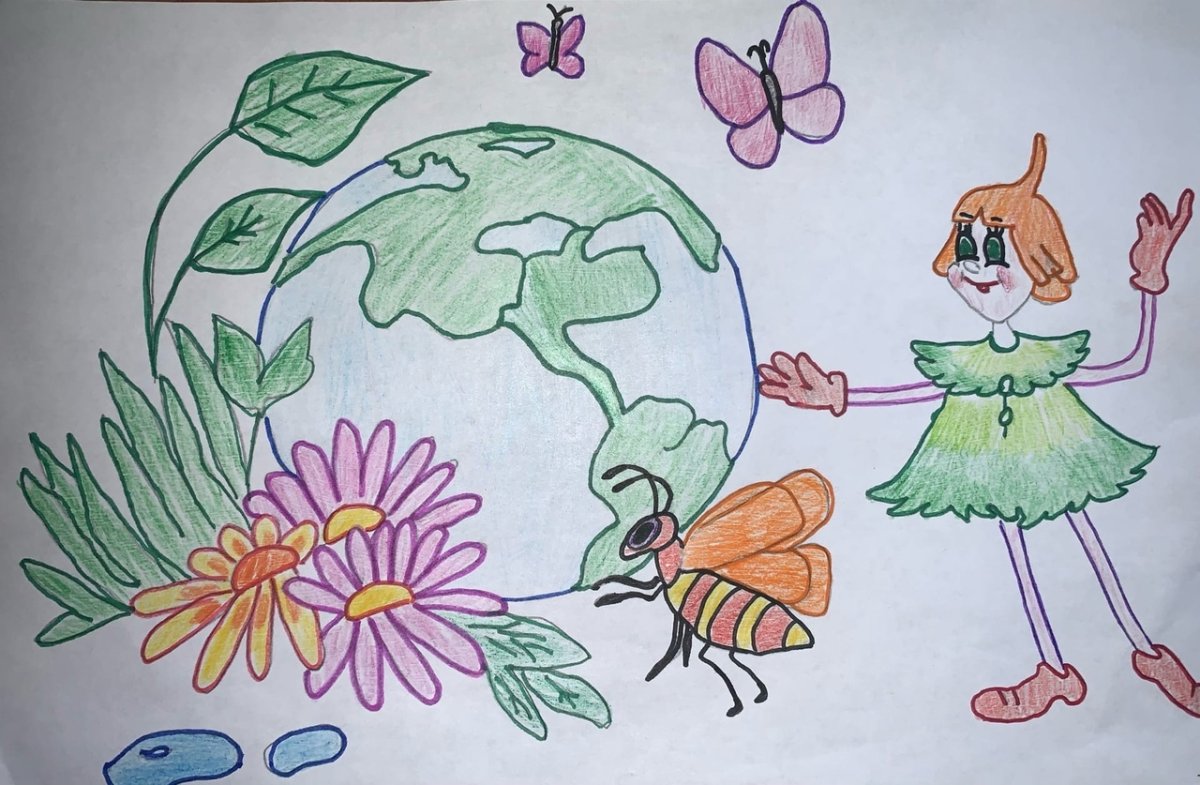 Выставка рисунков наши друзья Эколята