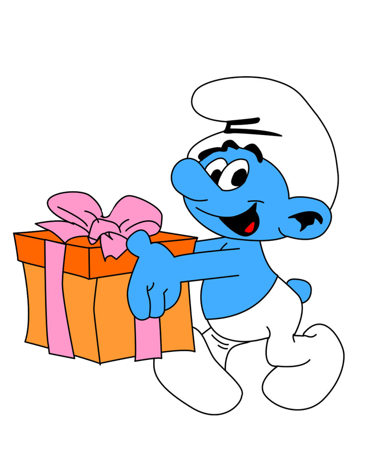 Герои мультика Смурфики