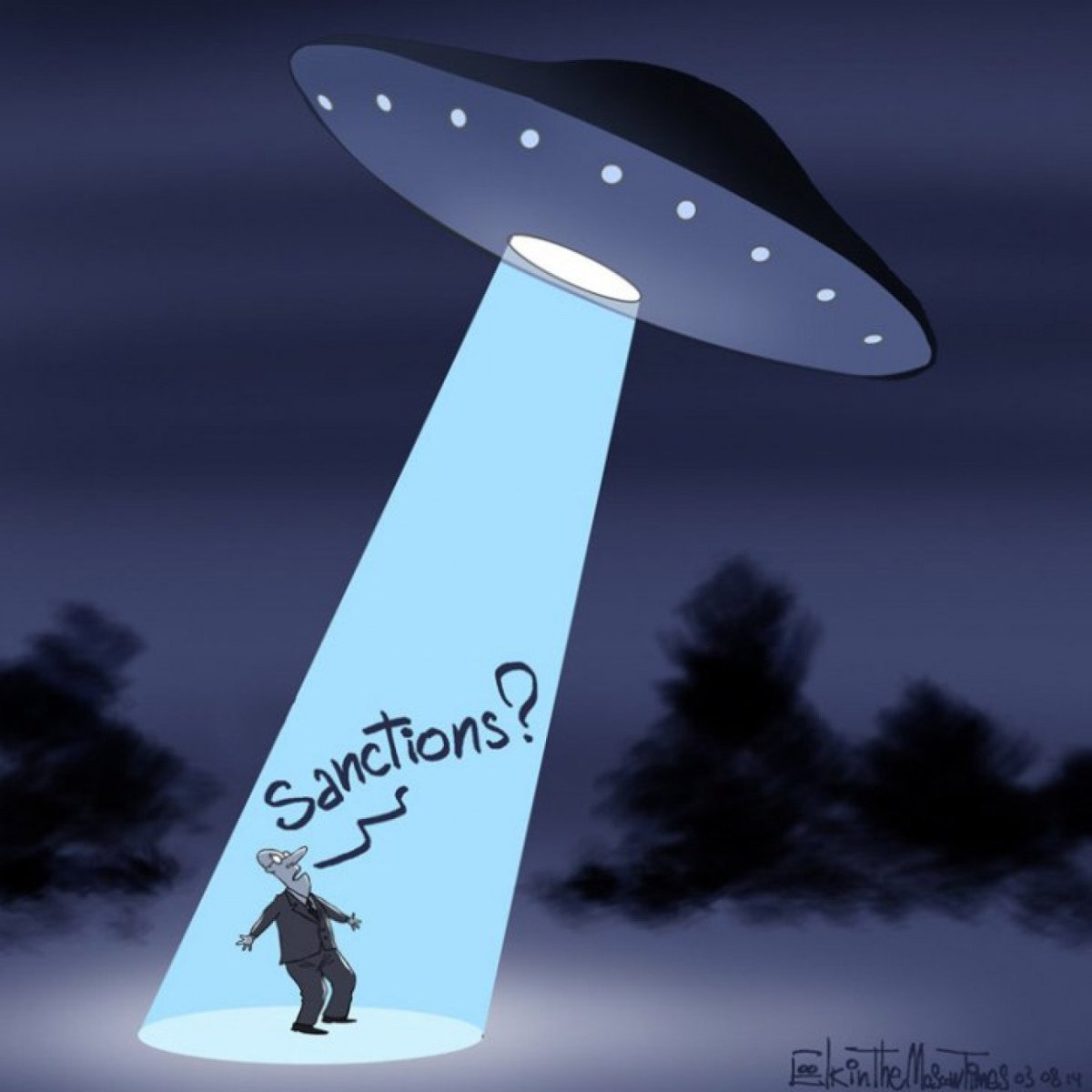 Инопланетяне карикатура