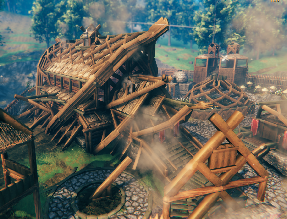 Valheim мост через море