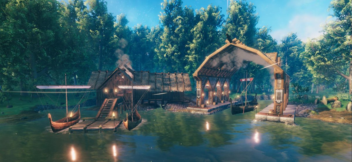 Викинги архитектура древняя Скандинавия