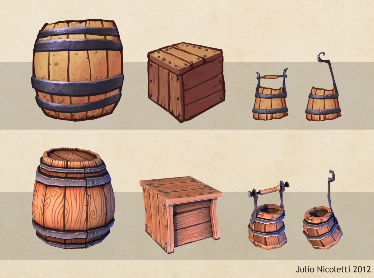 Деревянное ведро