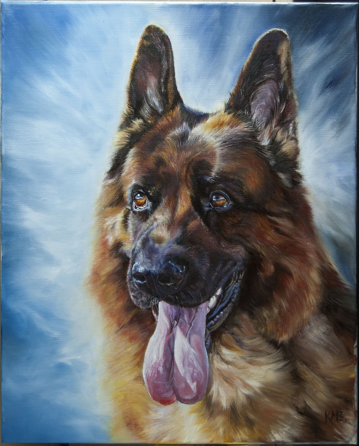 Немецкий овчар арт