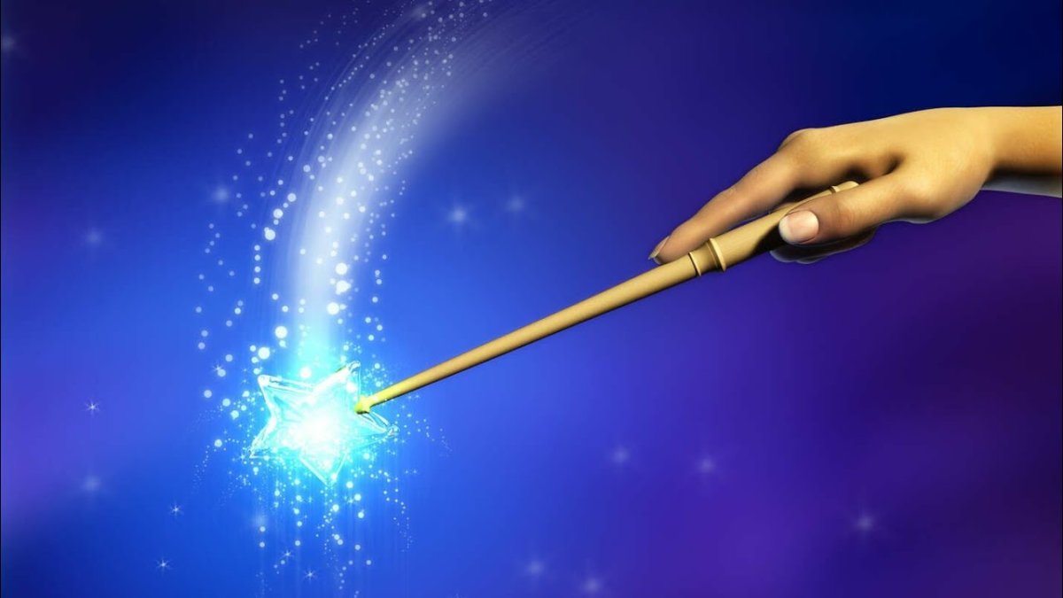 Волшебная палочка с наклейками